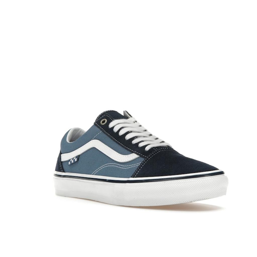 Vans Skate Old Skool Navy Checkerboard Unisex Sneakers Blue White VN0A5FCBNAV