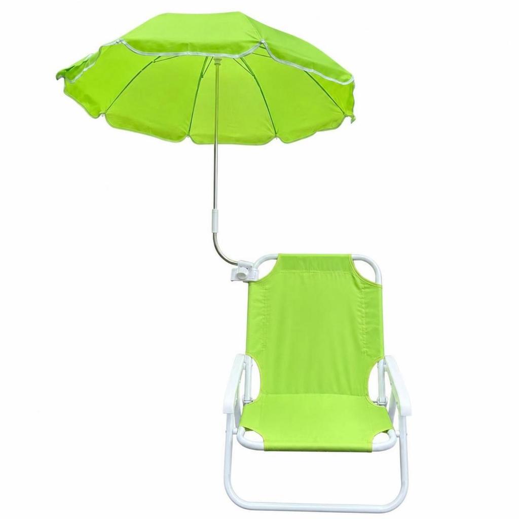 Chair with Umbrella Shaded Beach Sturdy for Fishing, Campers