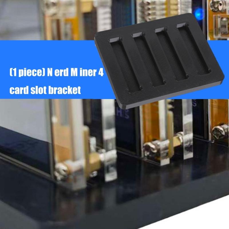 2.8inch 4 Slots Base Bracket for Bitcoins NerdMiner NMMiner 4 Slot Plastic Holder For Quick Assembly