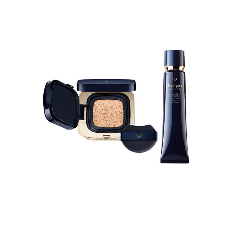Clé De Peau Beauté (Cpb) Make-up-Set (Kissen-Foundation, Korrigierender Creme-Schleier)
