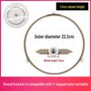 Universal Microwave Turntable Stand and Roller for Convection Ovens (178/222mm)