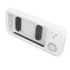 Shower Phone Holder Bluetooth Speaker 360 Degree Adjustable Water Proof Touch Screen Shower Phone Case White