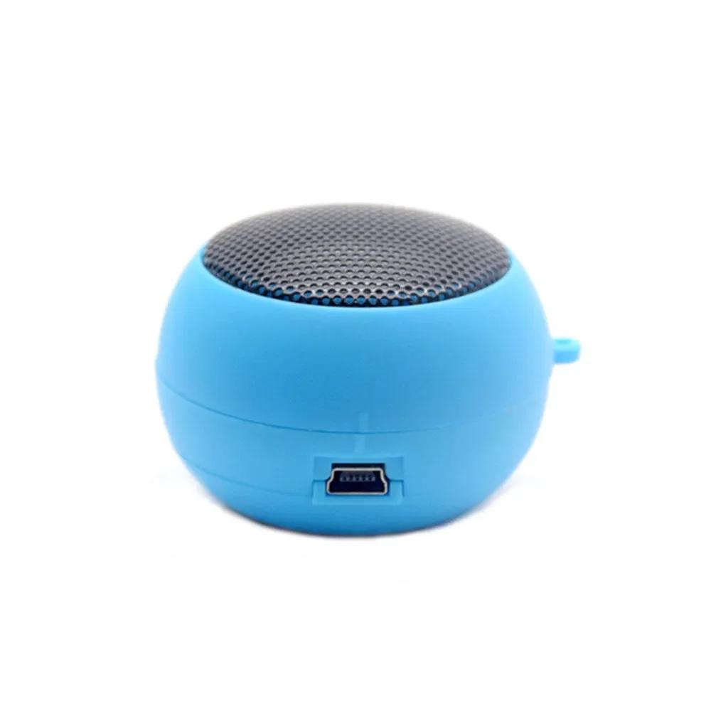Portable Hamburger Mini Speaker Mp3 Music Loudspeaker Player Outdoor 3.5mm Wired Speaker Sound Box for Phone Tablet Laptop
