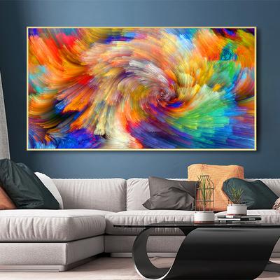 Colorful Cloud Abstract Wall Art Oil Painting Poster And Print On Canvas Big Size Independe Picture For Modern Living Room Decor