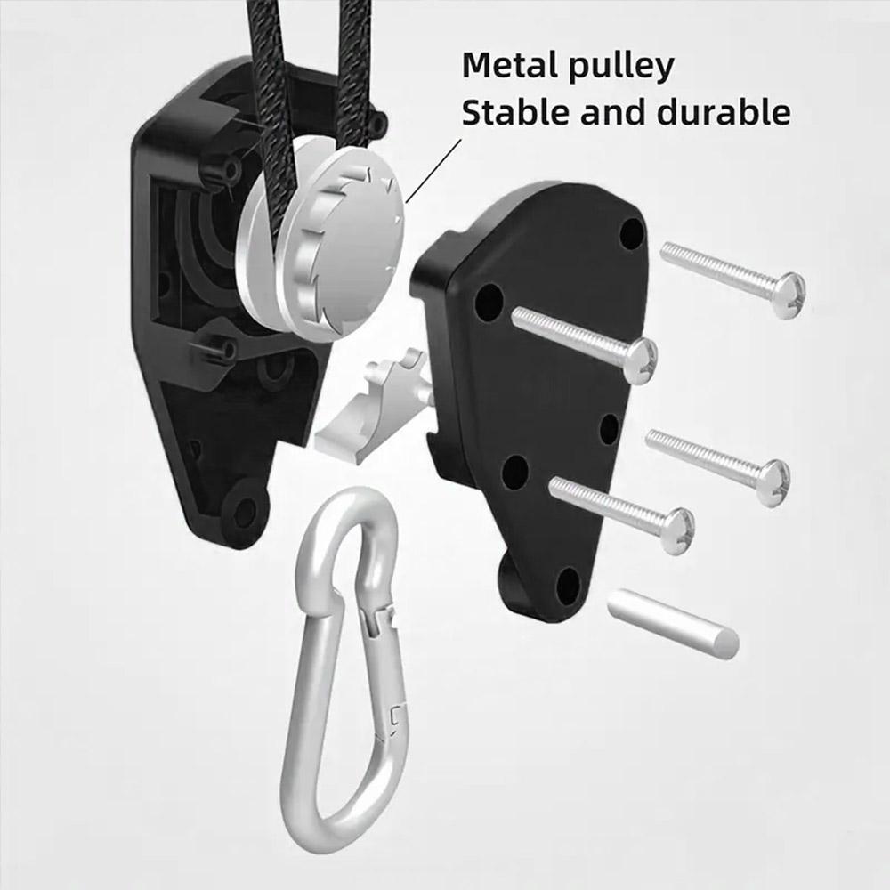 Tent Fastener Rope Adjustable Fixed Buckle Pulley Rope Awning Tie Down Kit Tent Hooks Clips Tent Stakes For Caravan Motorhome RV