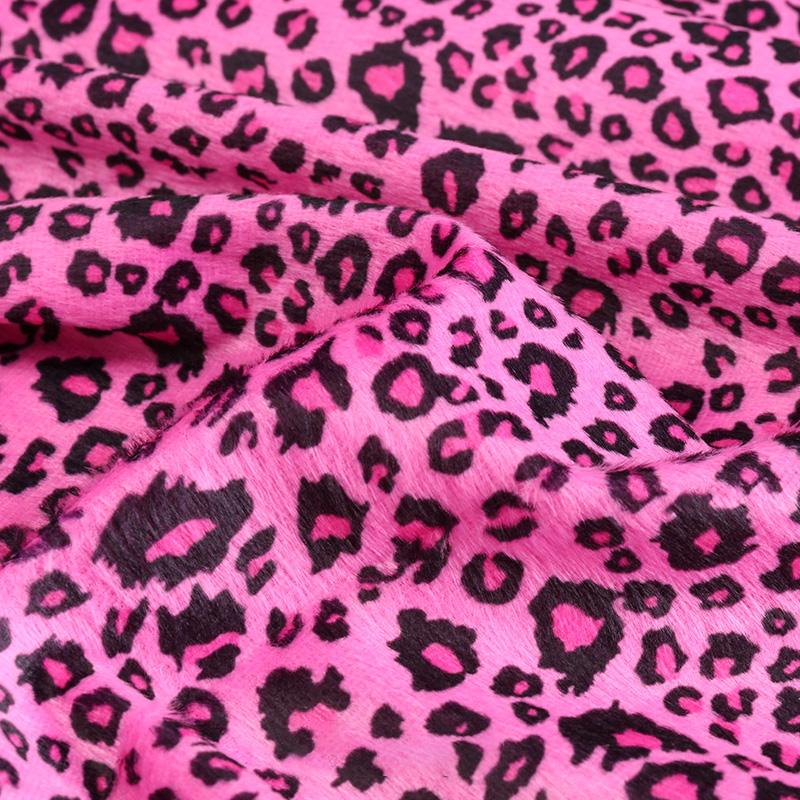 100*150cm Leopard Tiger Cow Pattern Plush Fabric For Diy Garment Sofa Cover Toy Carpet Sewing Patchwork Accessories