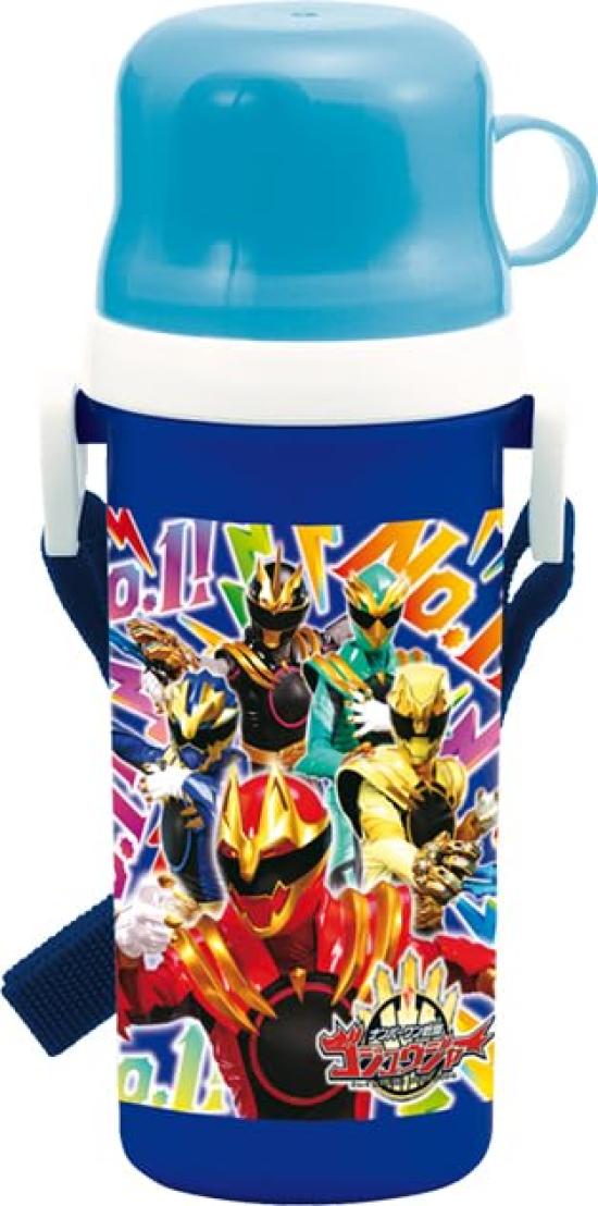 

Komori Resin Number One Sentai Gojuja Direct Drinking Plastic Bottle with Cup, 500ml