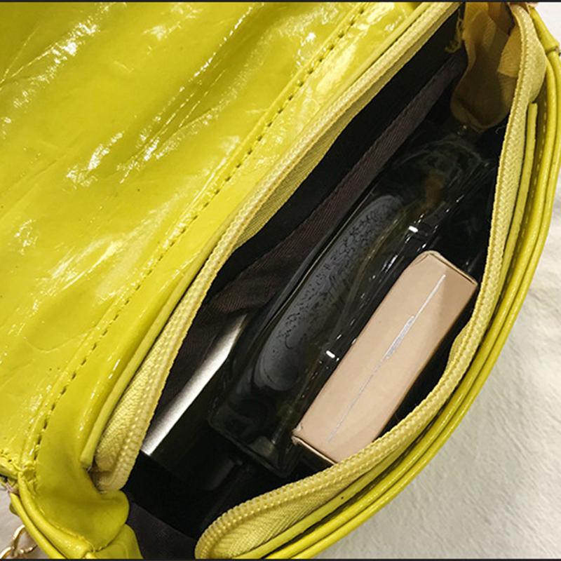 Женская модная сумка SCIONE из искусственной кожи 18cm*6cm*16cm серебряный — фото 10