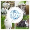Stainless Steel Rabbit Feeding Ball Round Hanging Grass Ball Rabbit Grass Feeder  For Small Pets