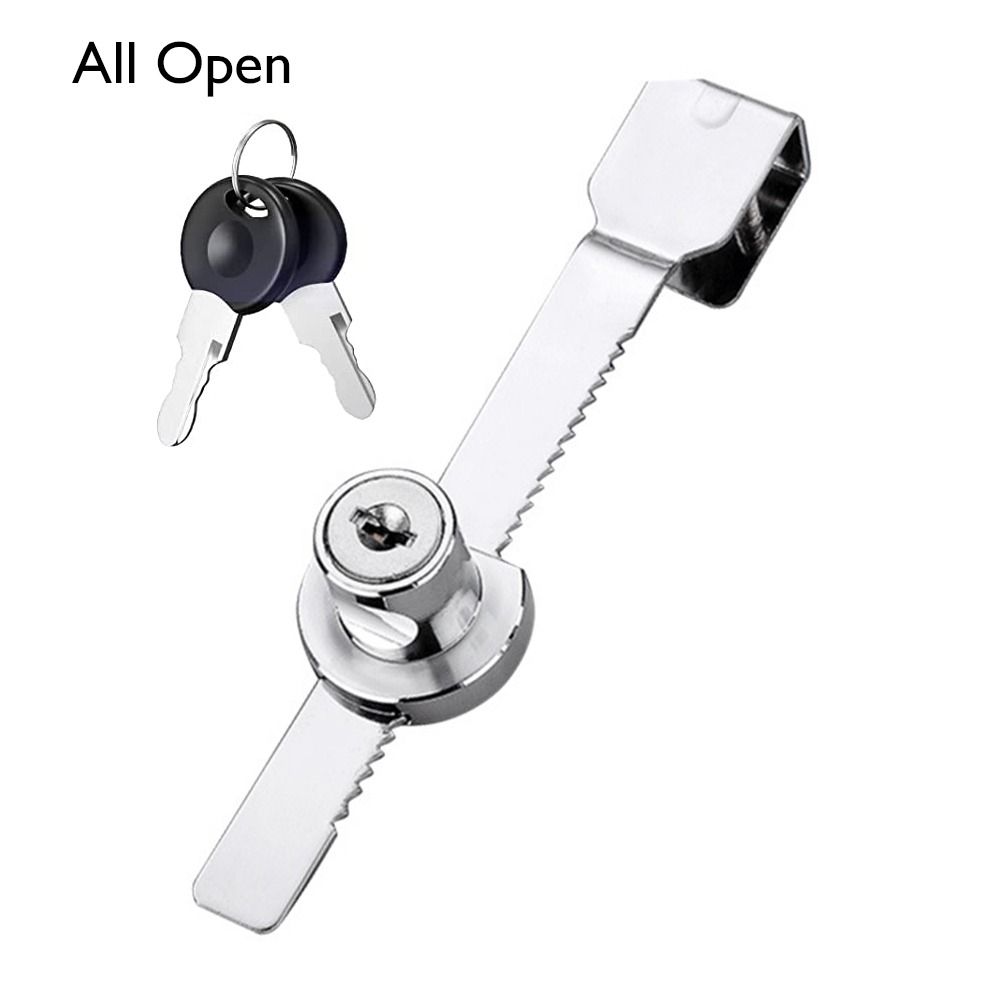 for 2mm-6mm Showcase Display Case Sliding Glass Door Lock with Key 328 Window Lock