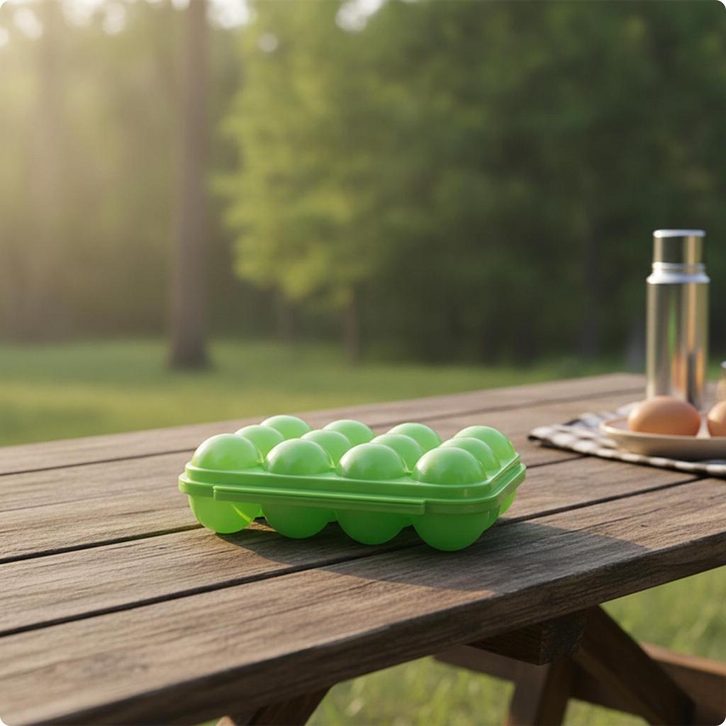 Portable Egg Safety Case Lightweight Storage Box Compact Holder