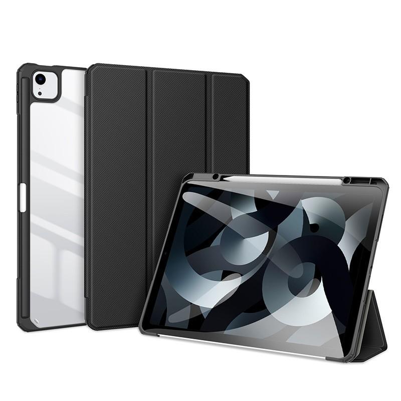IPad Air 13 Case With Pencil Holder Clear Cover New Pro 11 3-Fold Stand Shockproof Full Protection
