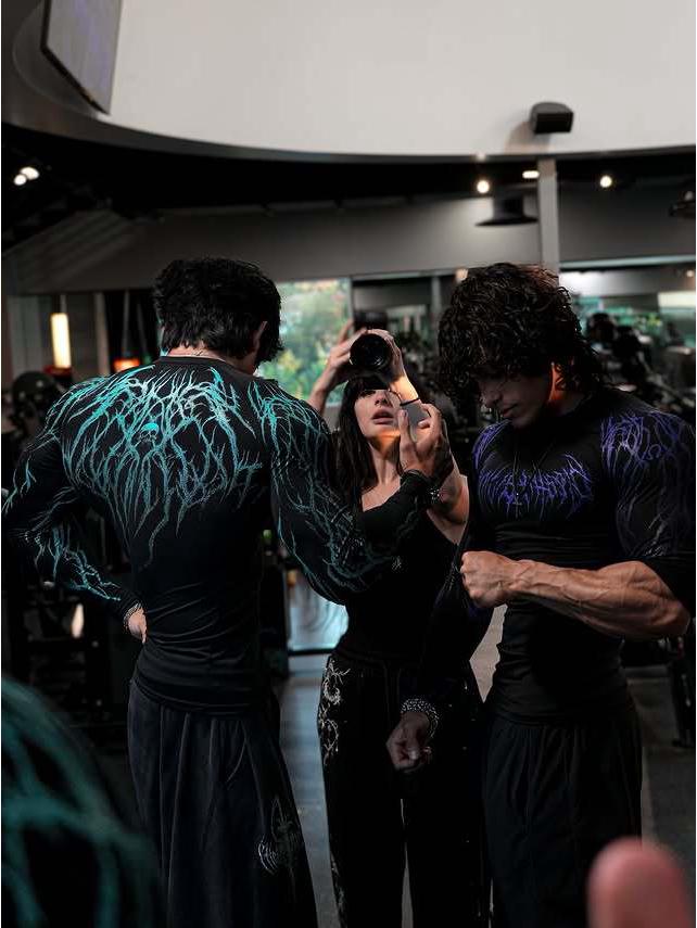 Breathedivinity 2025 Venom Fitness Schnelltrocknendes Unisex Langarm Kompressionsshirt