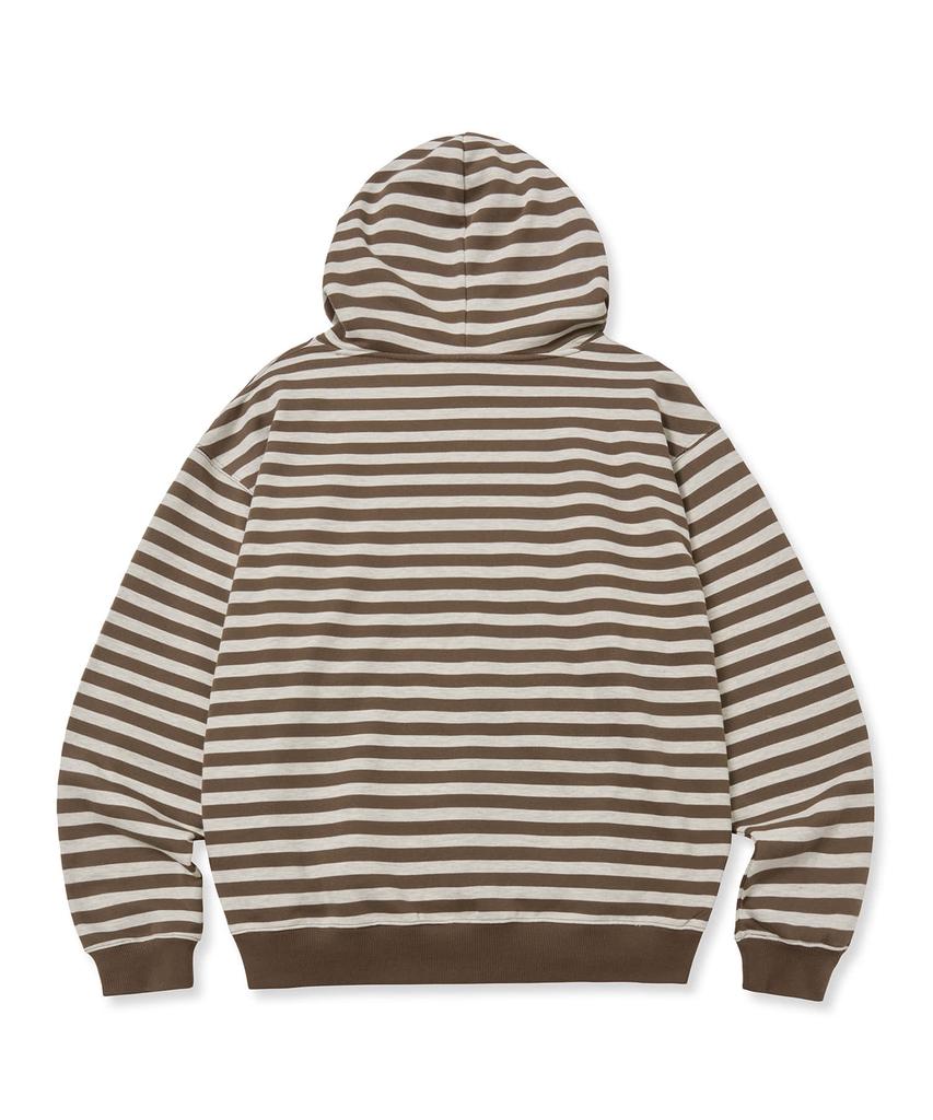 Stripe Tag Hoodie - Oatmeal