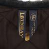 LAVENHAM Made In England Quilted Jacket 36 Black Cotton Filling Women Used