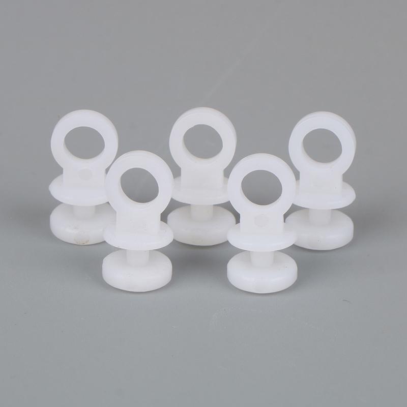 50Pcs Curtain Rail White Modern Style Accessories Plastic Curtain Track Gliders For Home Hanging Curtain Glider Hook Ring Rail