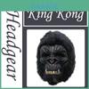 Gruselige Geisterhaus-Deko-Requisiten mit einem realistischen Gorilla-Kleid, einer Kapuze und einer Maske für Halloween-Feiern