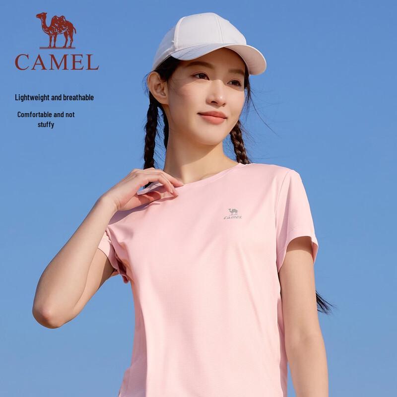 CAMEL Women s Round Neck Functional T-shirt S