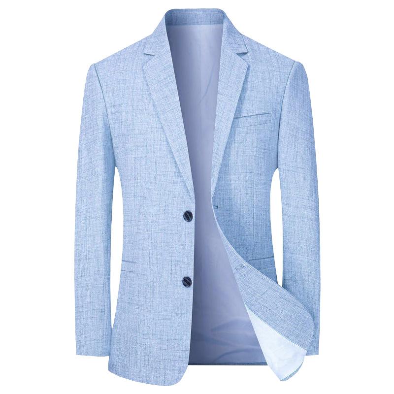 Autumn Solid Business Casual   Men Suit Jacket Thin Spring Men Clothing Blazer Hombre Coats Plus Size