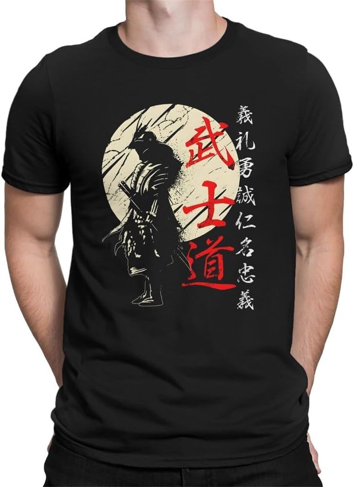 Bushido Code Samurai Japan Gift T-Shirt Black M чёрный
