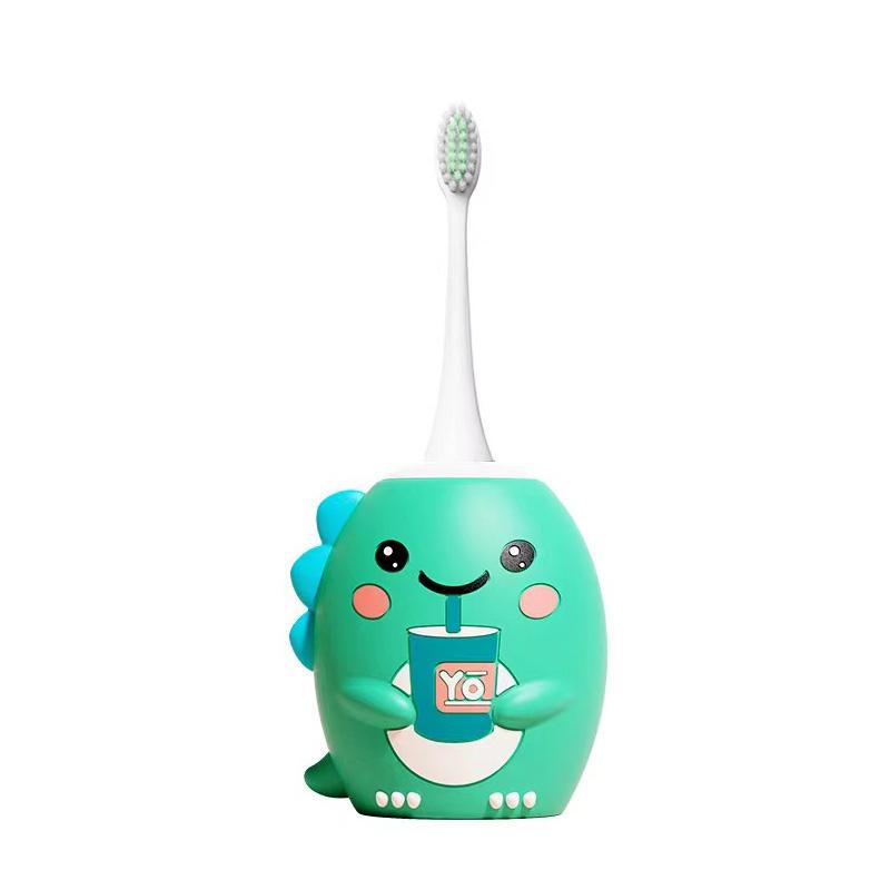 360 Degree Electric Sonic Toothbrush U Shaped for Kids Children Cartoon Blue Light Smart Ultrasonic Tooth Brush USB Rechargeable