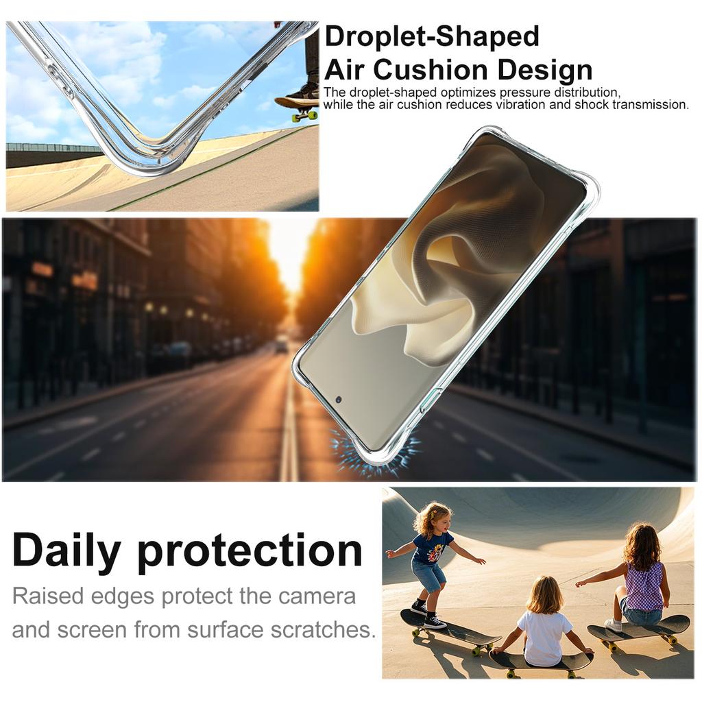 IMAK For Motorola Edge 60 Pro 5G Case TPU Phone Cover Airbag Shockproof Protection