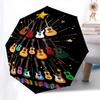 Guitar Christmas Tree- Automatic Umbrella,Suitable for Men and Women, Outdoor Accessories, Suitable for Birthdays 1013b