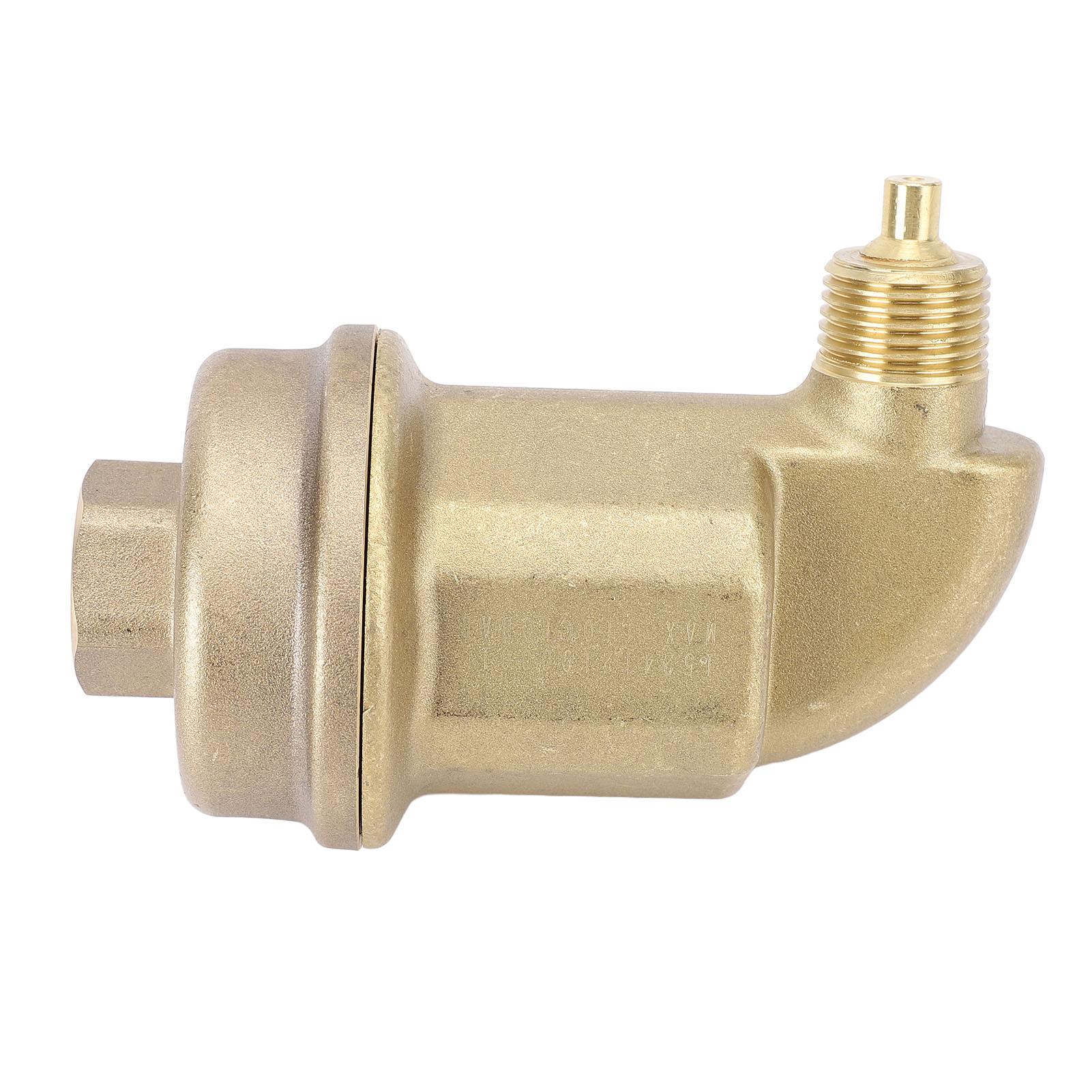 

Air Release Valve DN15 BSP 12in 110 celsius High Temperature Resistant Brass Air Bleeder Release Valve