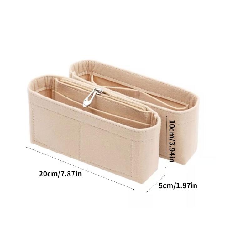 Felt Insert Bag Organizer Versatile Travel Insert Bag Cosmetic Bags Handbag