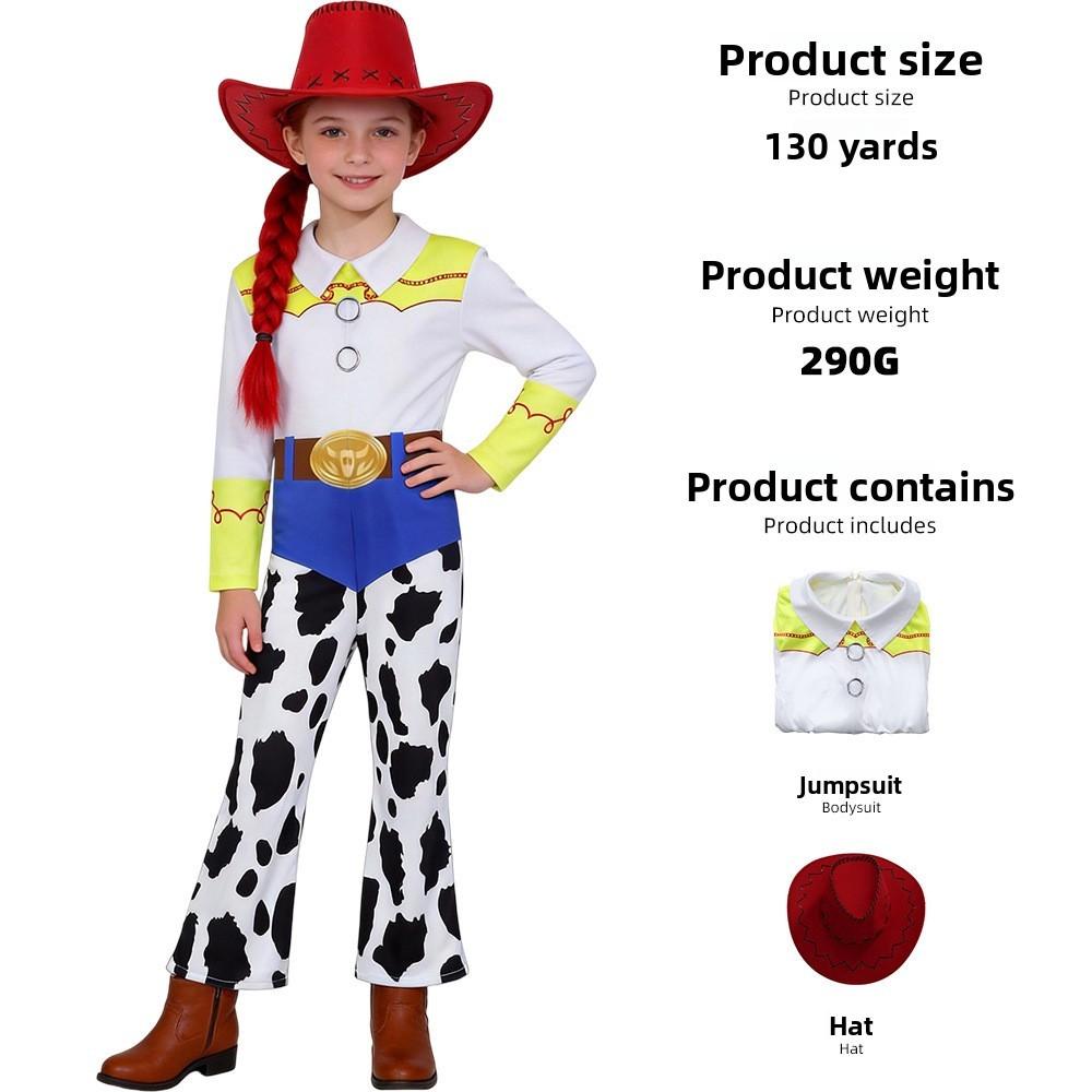 Toy Story Woody And Jessie Polyester Cosplay Outfits For Anime Fans And Role Play Enthusiasts