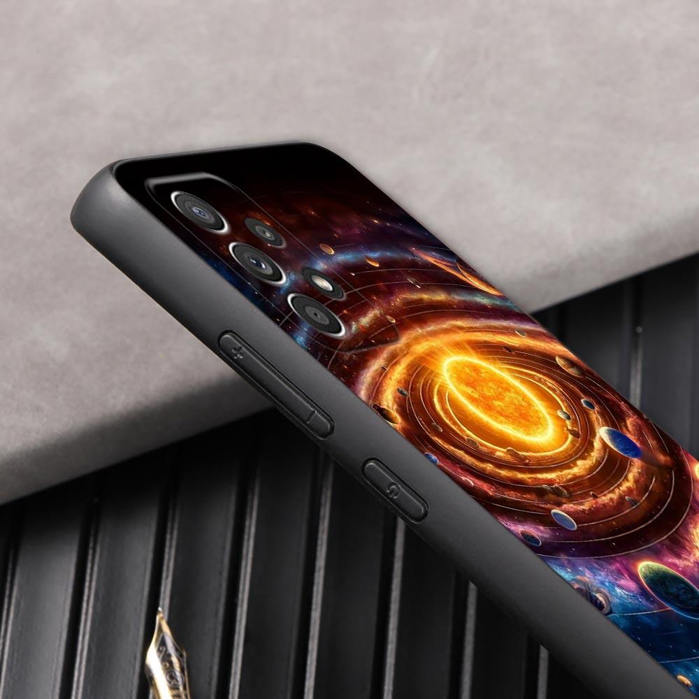 Sky Space Moon Stars Universe Phone Case For Samsung Galaxy A57 A56 A37 A55 A36 5G A26 A54 A52 A35 A34 A25 A17 A16 A15 A07 Cover