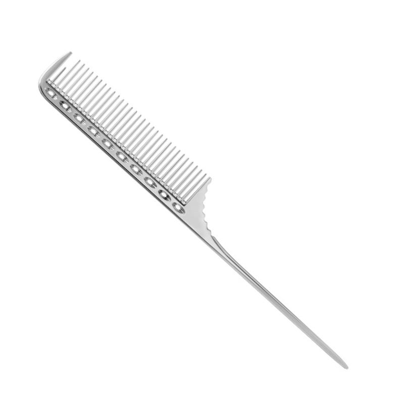 Aluminum Tail Comb Styling Accesories Precise Parting Hair Comb For Hairdressers And Makeup Artists Easy To Clean