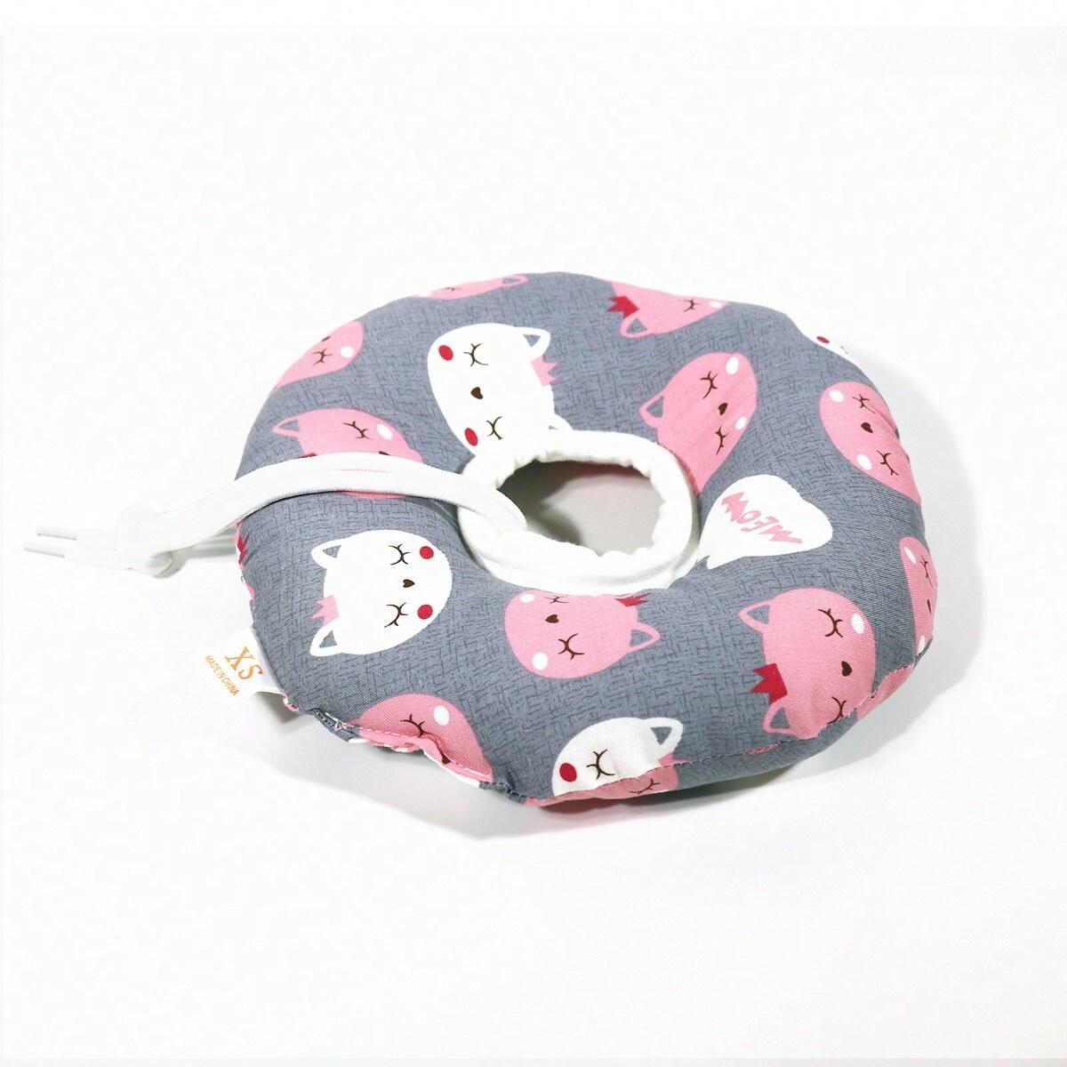 

Soft Cotton Elizabethan Collar ideal for Cats Comfortable Recovery Cone ideal for Wound Protection After Surgery