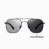 AORON Metal Frame Photochromic Polarized Sunglasses Anti Glare Colorful Driving Fishing Cycling Glasses UV400 Outdoor Accessories