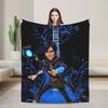 Trollhunters Tales Of Arcadia Flannel Blankets Soft Durable Throw Blanket for Couch Chair Travel Office Bedspread Sofa Bed Cover
