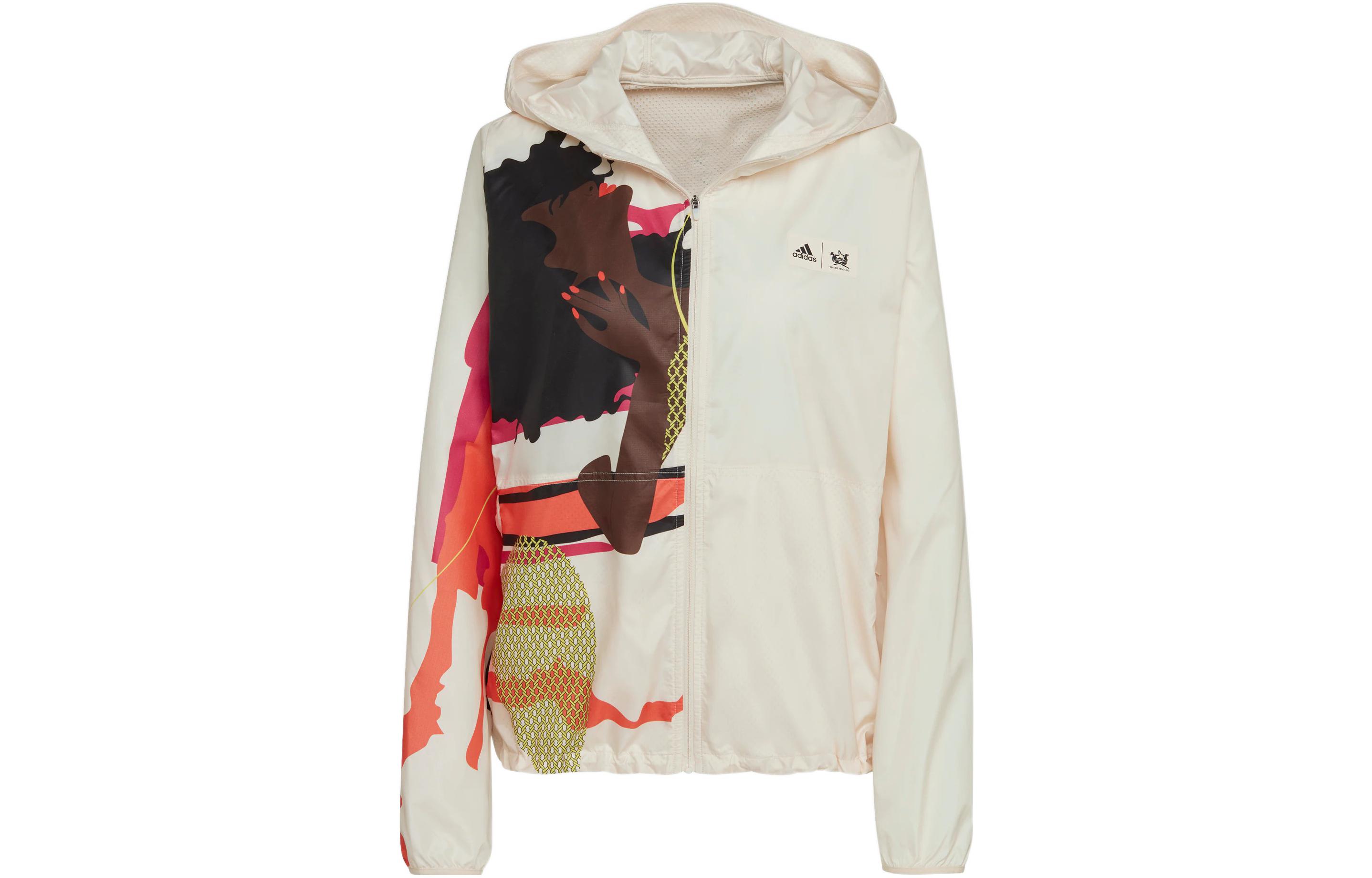 Adidas Jackets Women s White Hooded Moderate Other HI5626 S