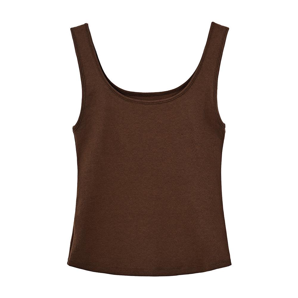 ABOUTSEA Women s Slim-Fit Tencel Cotton U-Neck Camisole Medium