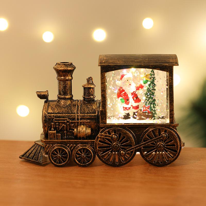 Christmas Party Gifts: Water-Filled Thomas Train Souvenirs