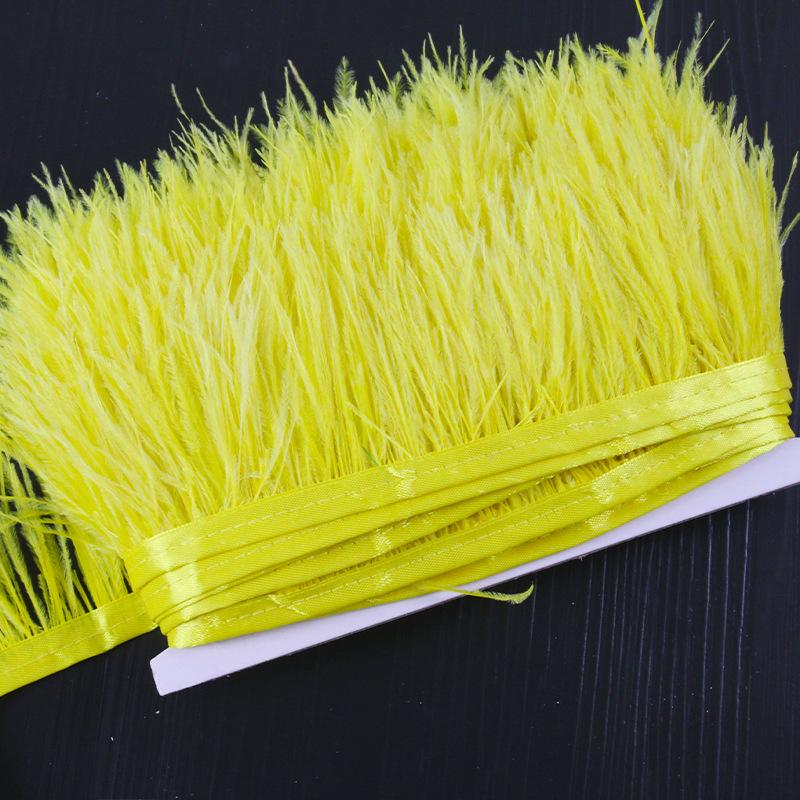 8-10 Ostrich Feather Diy Handmade Jewelry Accessories Crafts Decorative Clothing Skirt Cuffs