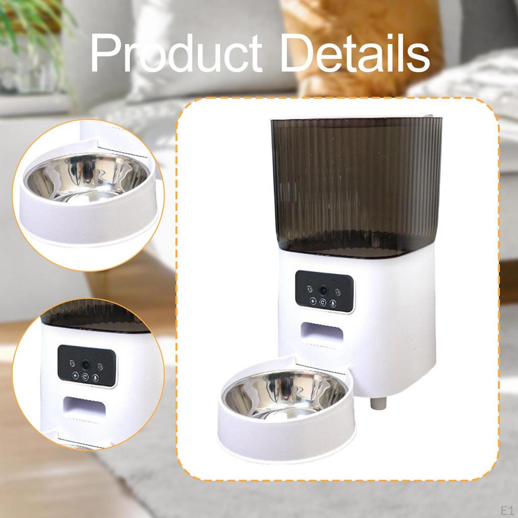 Automatischer Futterautomat Premium Katzenfutterspender für Katzen Kleintiere Welpen Einzelnapf