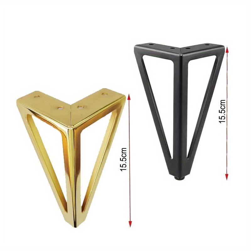 4 Stück Möbelbeine Hochbelastbare Metallmöbelfüße Sofa-/Schrank-/Tischbeine
