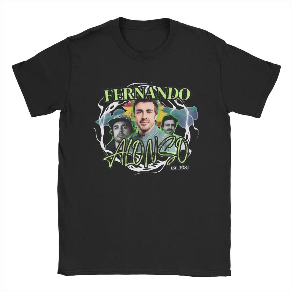 Arrival WoFernando Alonso Bootleg Shirt Accessories Motorcycle Race 100% Cotton T-shirt Clothes Funny Tee Shirt