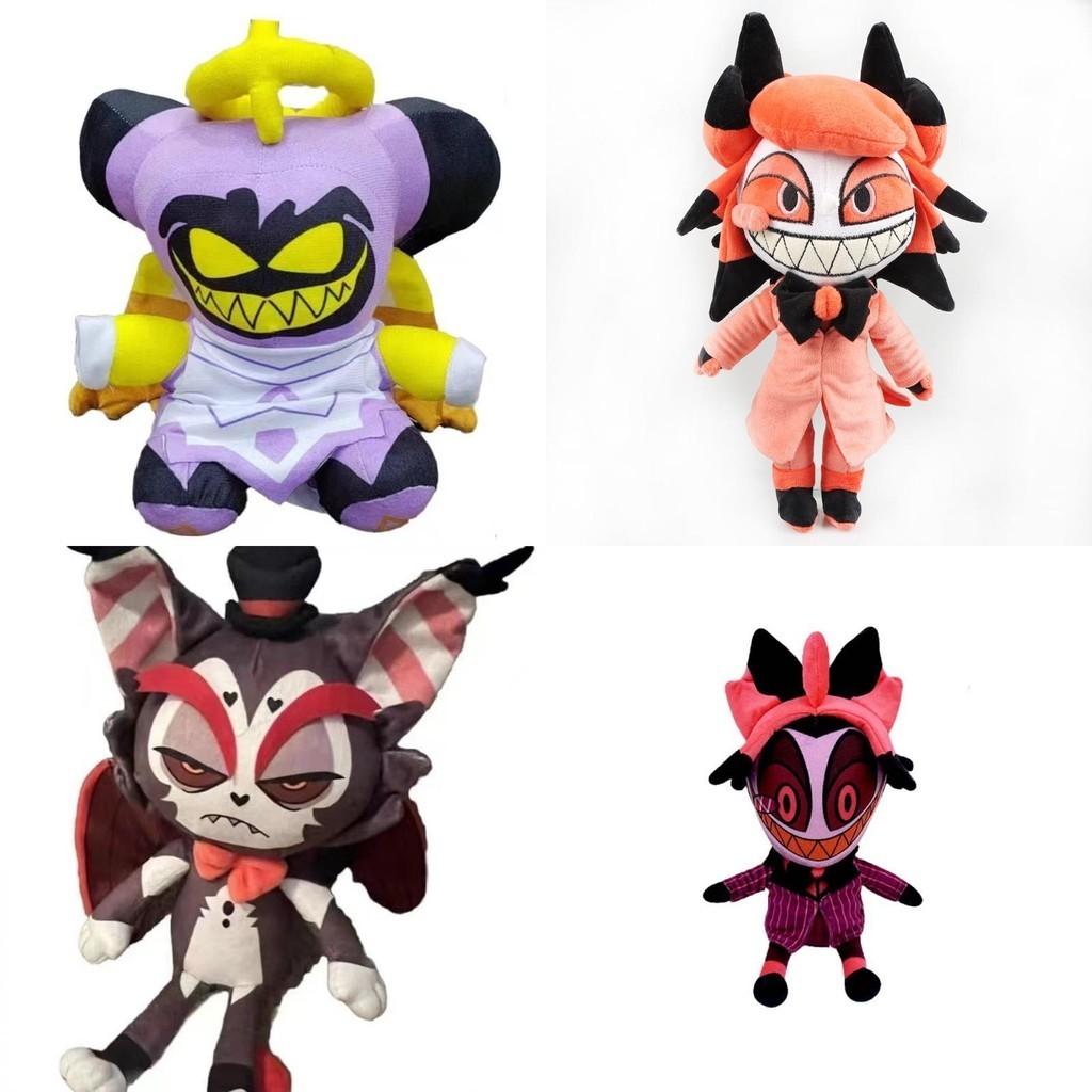 Hazbin Hotel Plush Hell Cat 9 One-eyed Stuffed Animal Toy 28cm Short Plush