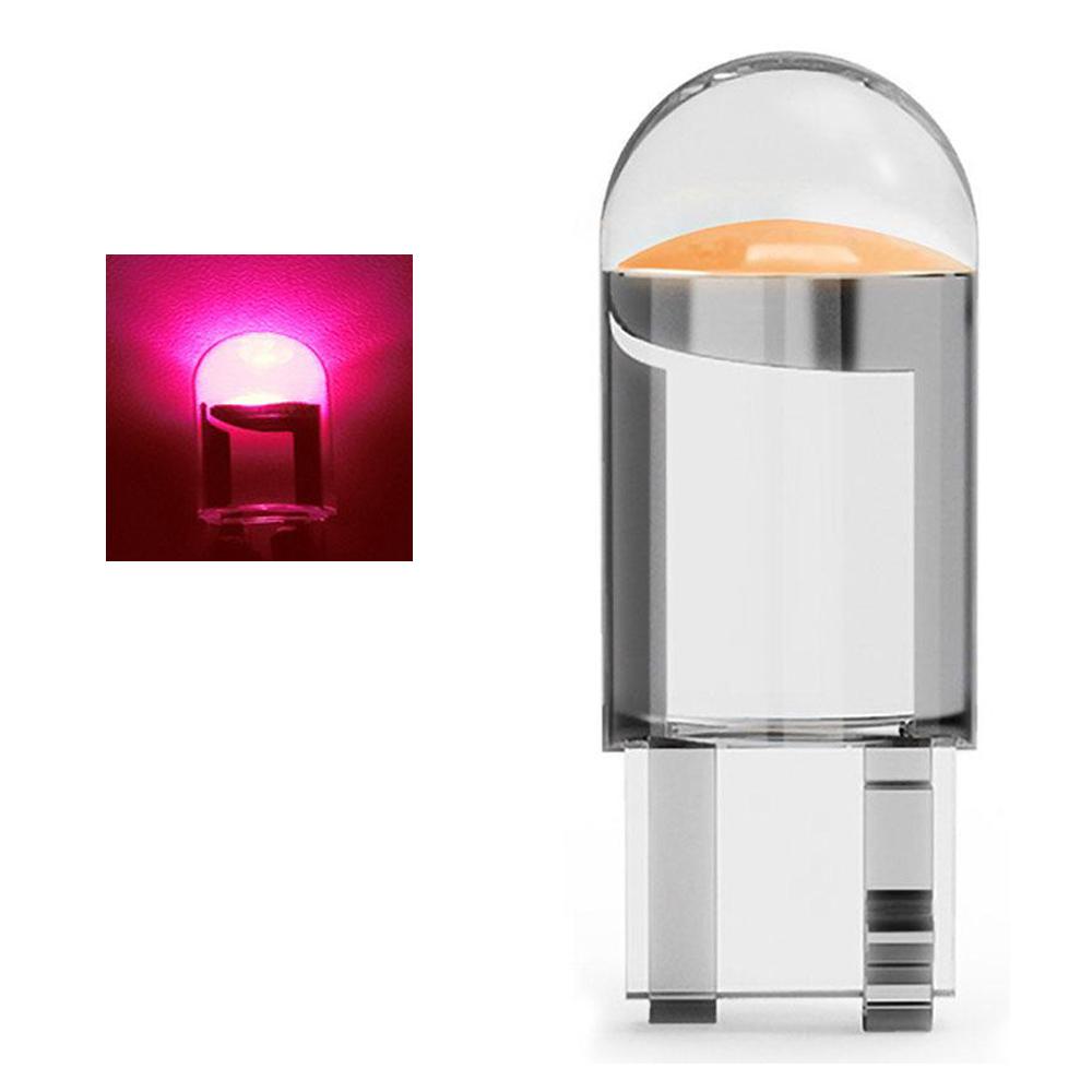 T10 Crystal Integrated Lights 7 Colors Wedge License Plate Light Dome Indicator Light Reading Light Car LED Crystal Signal Bulb