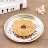 Mosquito Coil Holder Stainless Steel Zigzag Grid Large Fireproof Mosquito Coil Tray Bracket Box