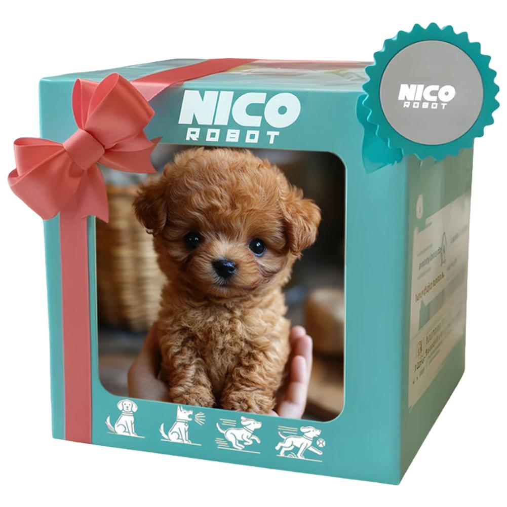 Electronic Robot Plush Dog With Realistic Movements Simulation Robot Dogs Barking Tail Wagging Pets Dog For Children Birthday