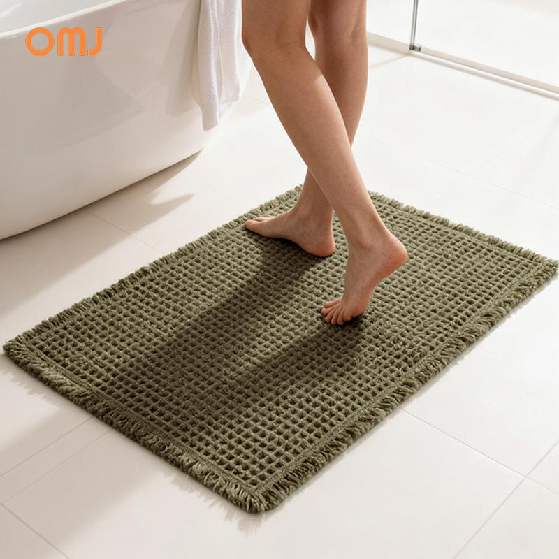 Non-slip Quick-dry Waffle Bathroom Mat