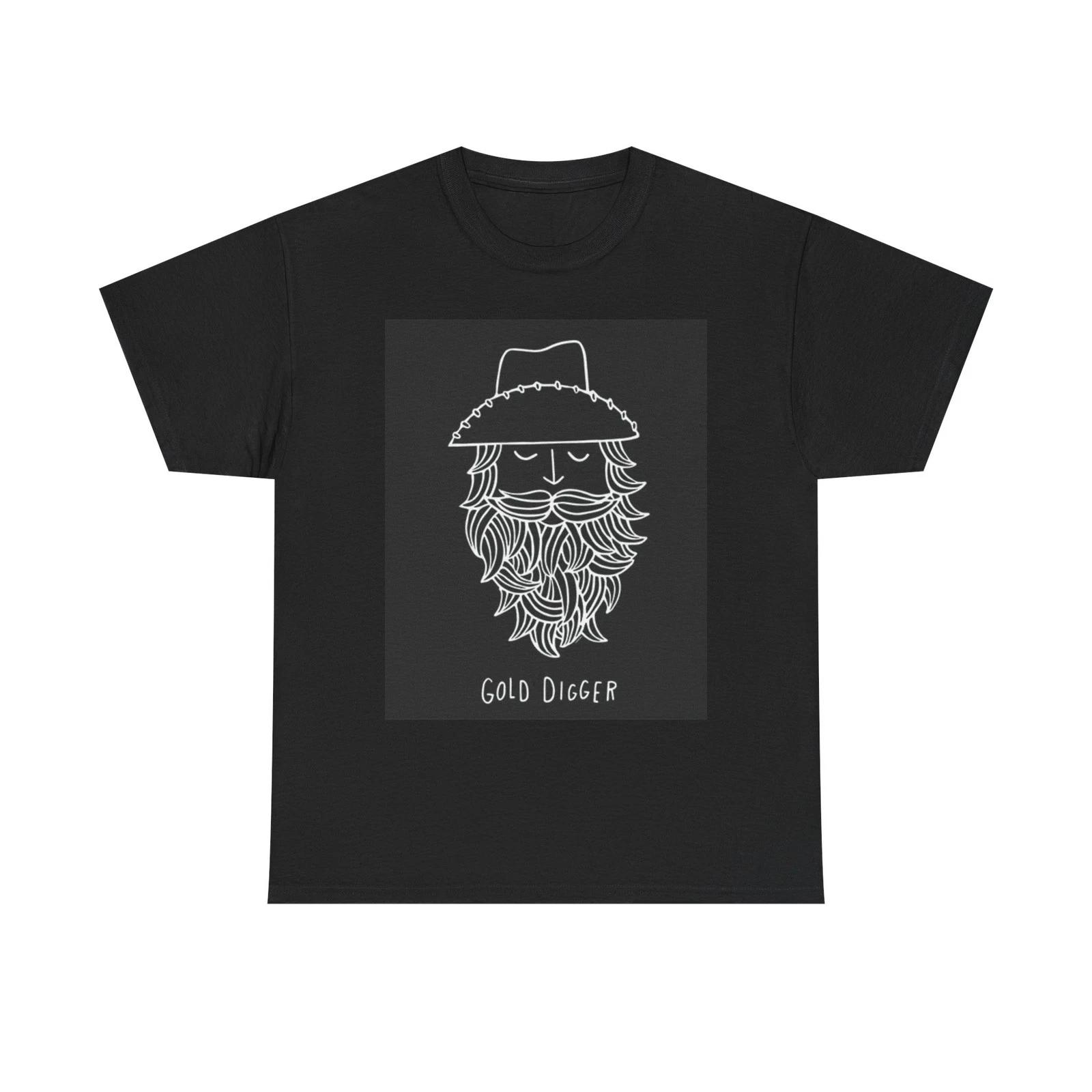 Gold Digger Funny Gold Rush Graphic T Shirt S-5XL Unisex Heavy Cotton Tee XL