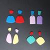 DIY Silikonform Kristall Ohrringe Anhänger Silikonform Dekorative Epoxidform DIY Werkzeuge für Mädchen Frauen Bastelliebhaber