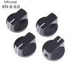 10PCS KN-6-6.0 Potentiometer Knobs for Guitar  Volume Adjustment 6MM Shaft DIY Audio Mixer Replacement Parts Set